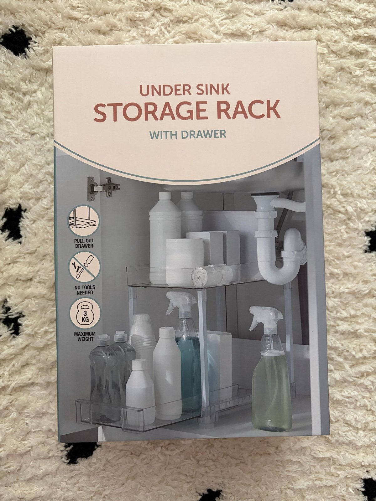 Action gootsteenkast organizer - Under Sink Storage Rack, Overige typen, Kunststof, Nieuw, Ophalen of Verzenden