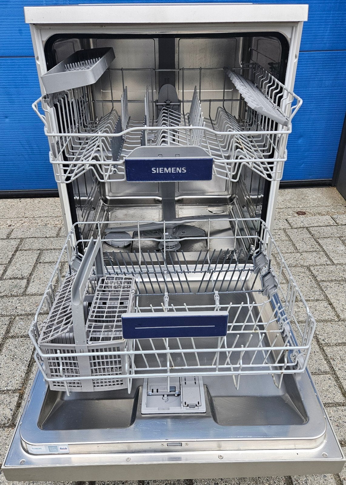 zeer nette vaatwasser Siemens SN236I00IE IQ300 RVS A++, Witgoed en Apparatuur, Vaatwasmachines, Ophalen, Zo goed als nieuw, 85 tot 90 cm