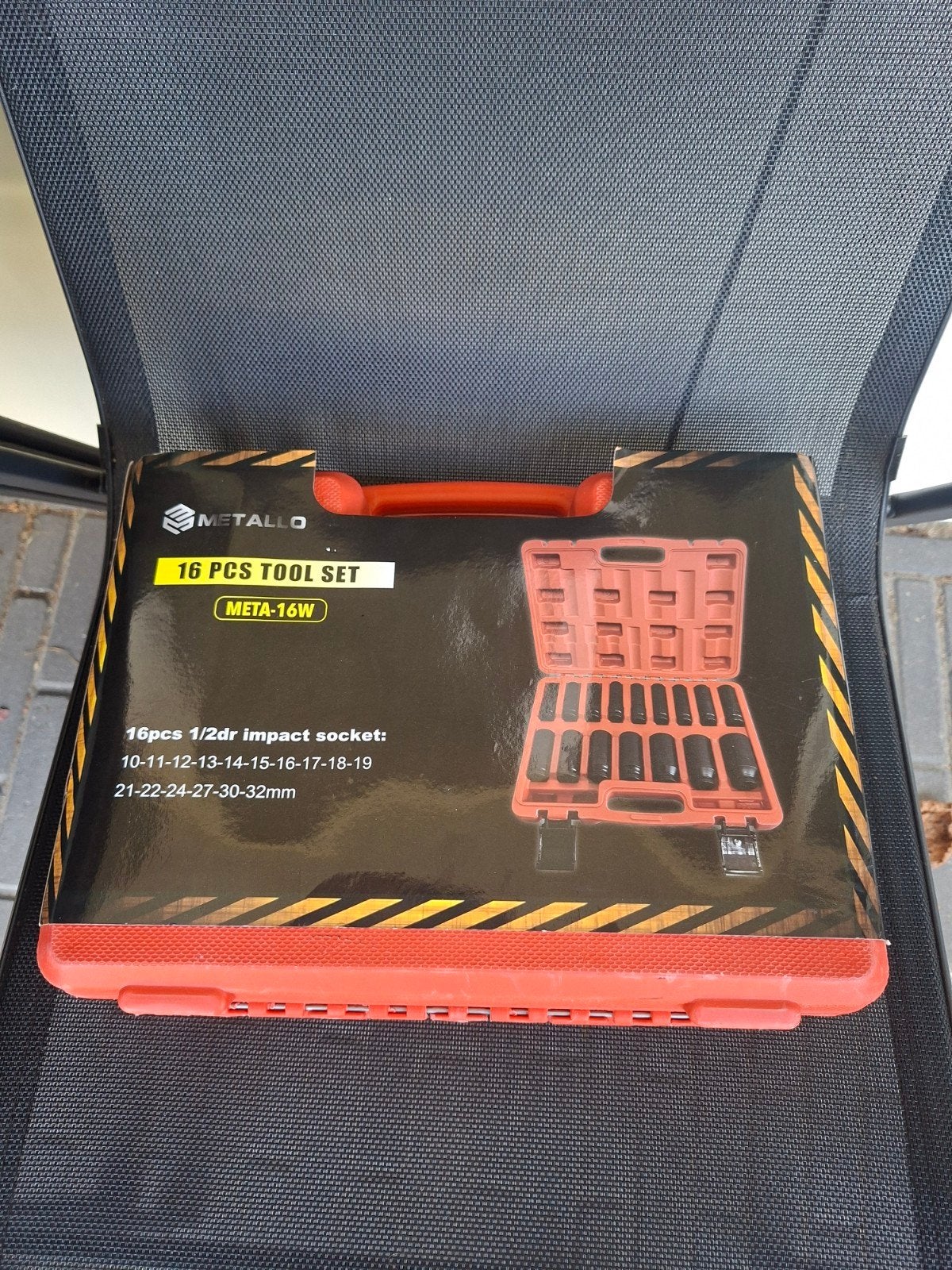 Metallo 16-delige doppenset 1/2" slagdoppen META-16W, Ophalen, Nieuw, Sleutel/ratel, Metallo