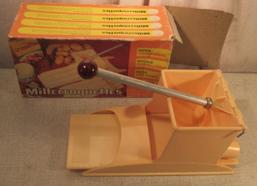Retro Krokettemachine van Millecroquettes, Huis en Inrichting, Overige typen, Ophalen of Verzenden, Zo goed als nieuw