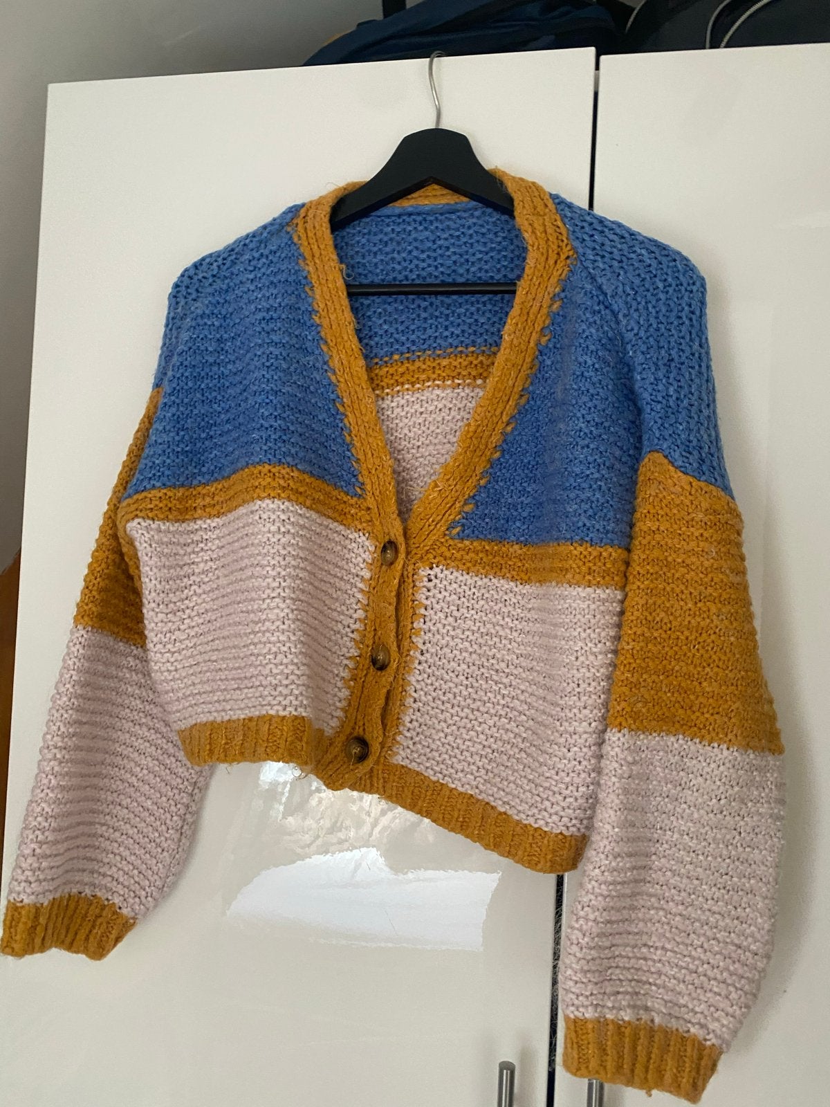 Leuk wollen crop vest - Maat M, Ophalen of Verzenden, Gedragen, Maat 38/40 (M), Overige kleuren