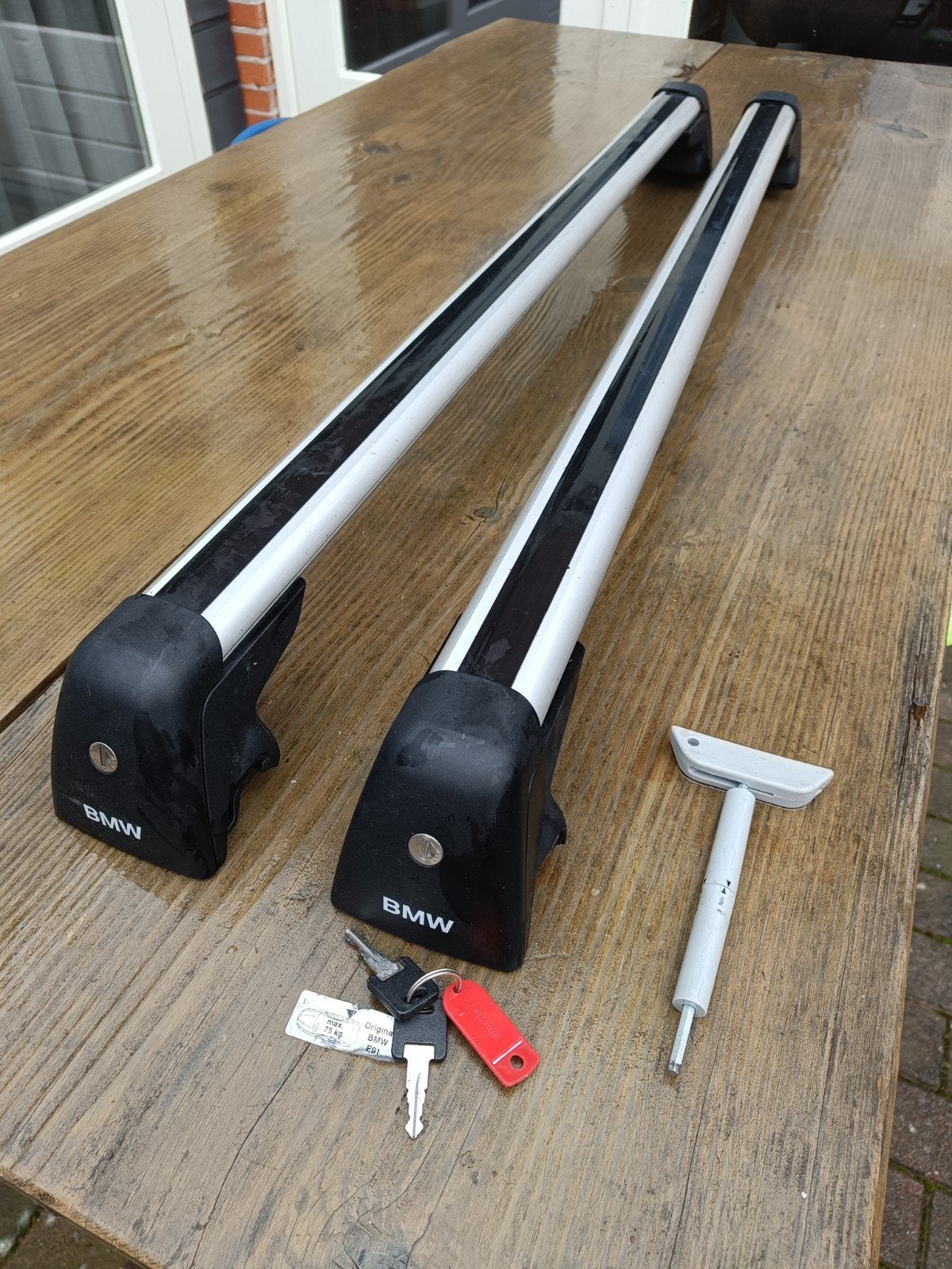 Thule / Bmw 3 serie e91 dakdragers, Auto diversen, Dakdragers, Ophalen