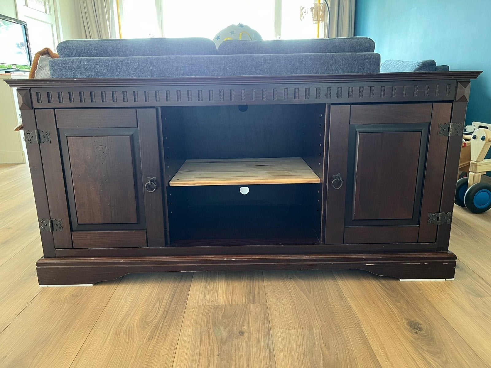 Tv kast, Ophalen, Gebruikt, 100 tot 150 cm, Minder dan 100 cm