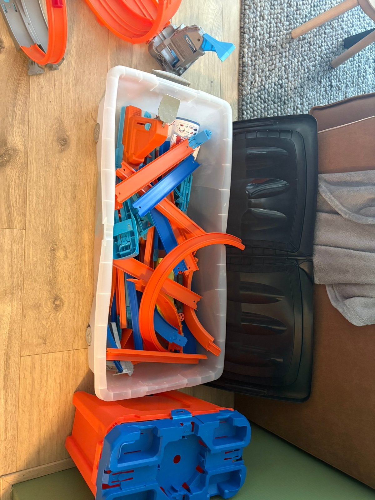 hotwheels banen . bieden., Ophalen, Gebruikt, Handmatig, Hot Wheels