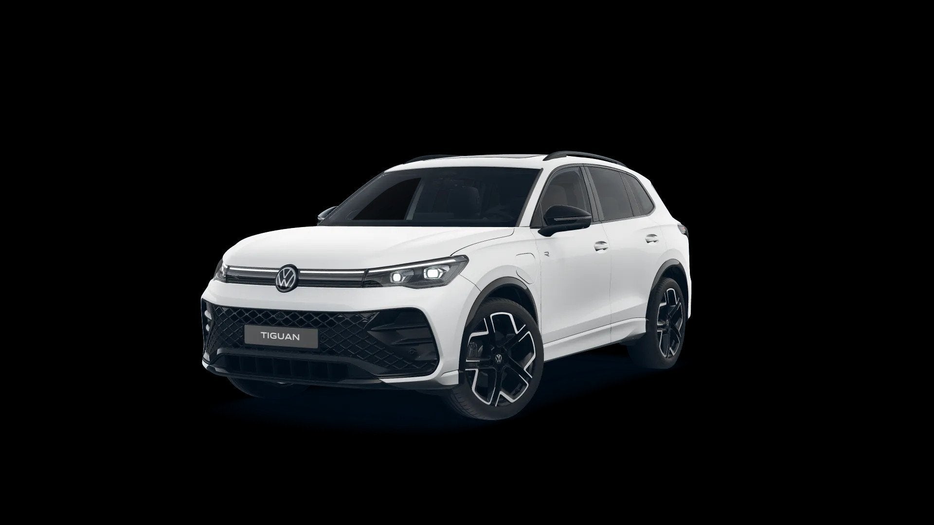 Volkswagen Tiguan 1.5 eHybrid R-Line Edition |Pano | Leder i, Auto's, Volkswagen, 12 maanden, 4 cilinders, 150 min, Wit