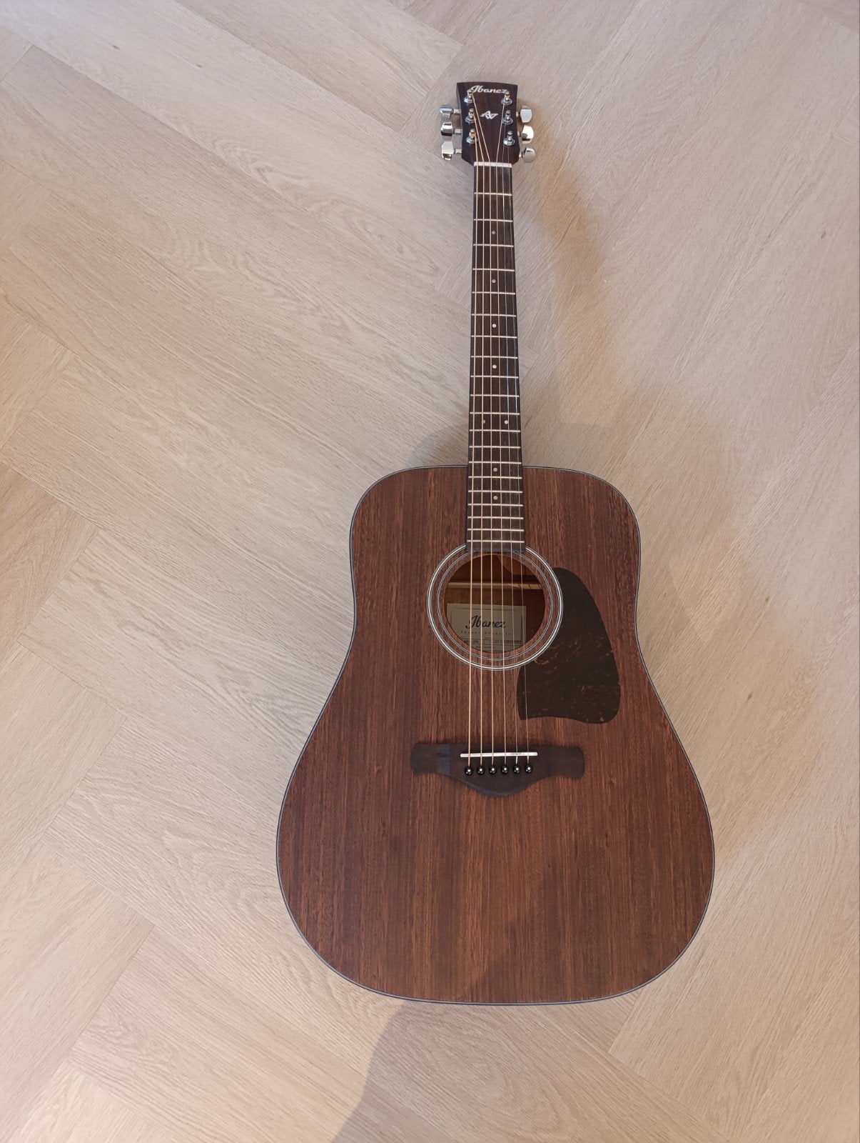 Ibanez AW54-OPN akoestische gitaar met draagtas, Muziek en Instrumenten, Ophalen of Verzenden, Zo goed als nieuw, Western- of Steelstringgitaar