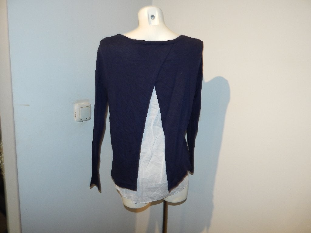Pauw Amsterdam truitje blouse look katoen zijde cashmere M, Maat 38/40 (M), Pauw, Zo goed als nieuw, Lange mouw