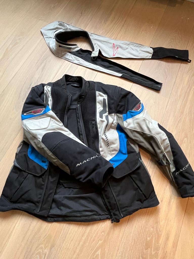 Motorjack Macna mt52 heren incl voering en windstopper, Motoren, Kleding | Motorkleding, Ophalen, Tweedehands, Heren, Jas | textiel