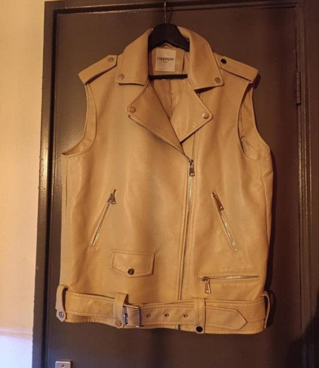 Copperose Paris jack/bodywarmer maat S/M, Ophalen, Zo goed als nieuw, Maat 38/40 (M), Beige