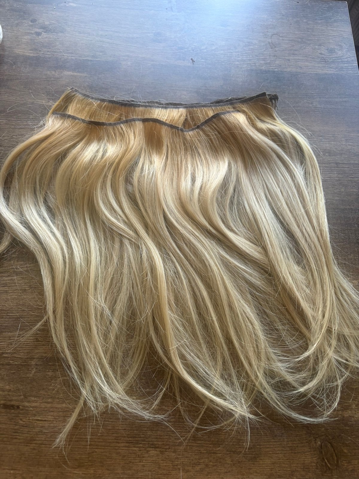Haar extensions extend your hair zgan 3 banen, Ophalen of Verzenden, Zo goed als nieuw, Pruik of Haarverlenging