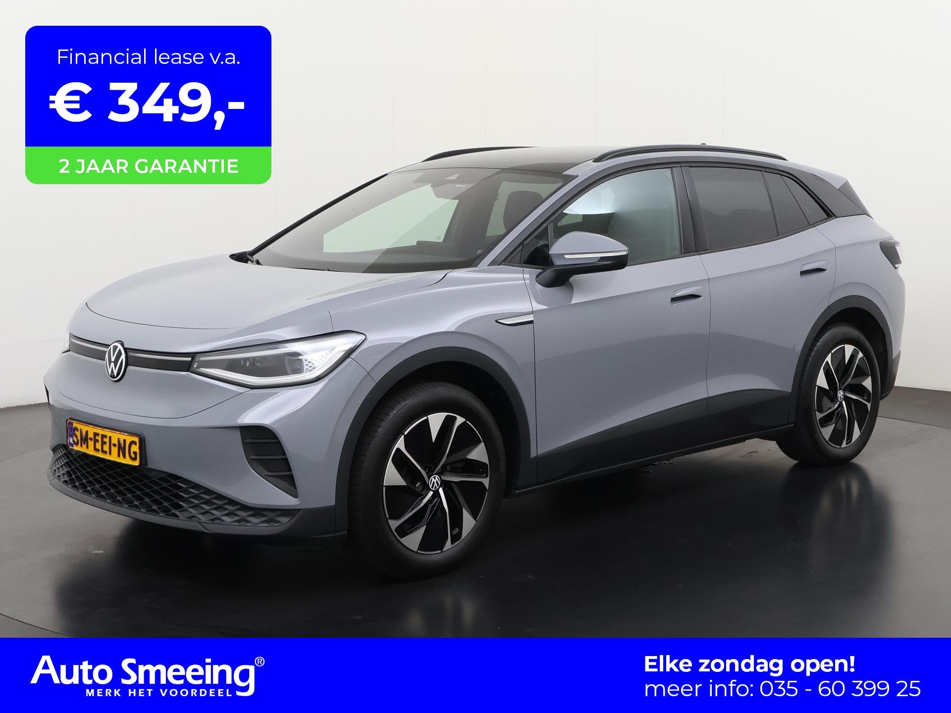 Volkswagen ID.4 Pure 52 kWh | SOH 92% | Panoramadak | Head U, Auto's, Volkswagen, Automaat, 12 maanden, Automatische klimaatregeling