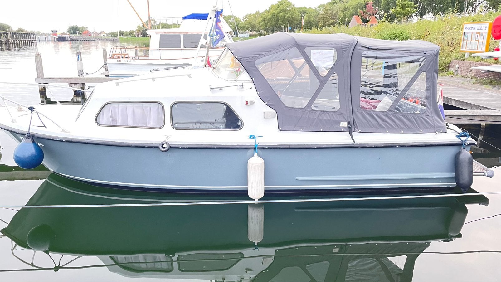 Nette waterland 700 21pk Yanmar diesel, koelkast tent 2023, Watersport en Boten, Kajuitboot, Ophalen, Waterland