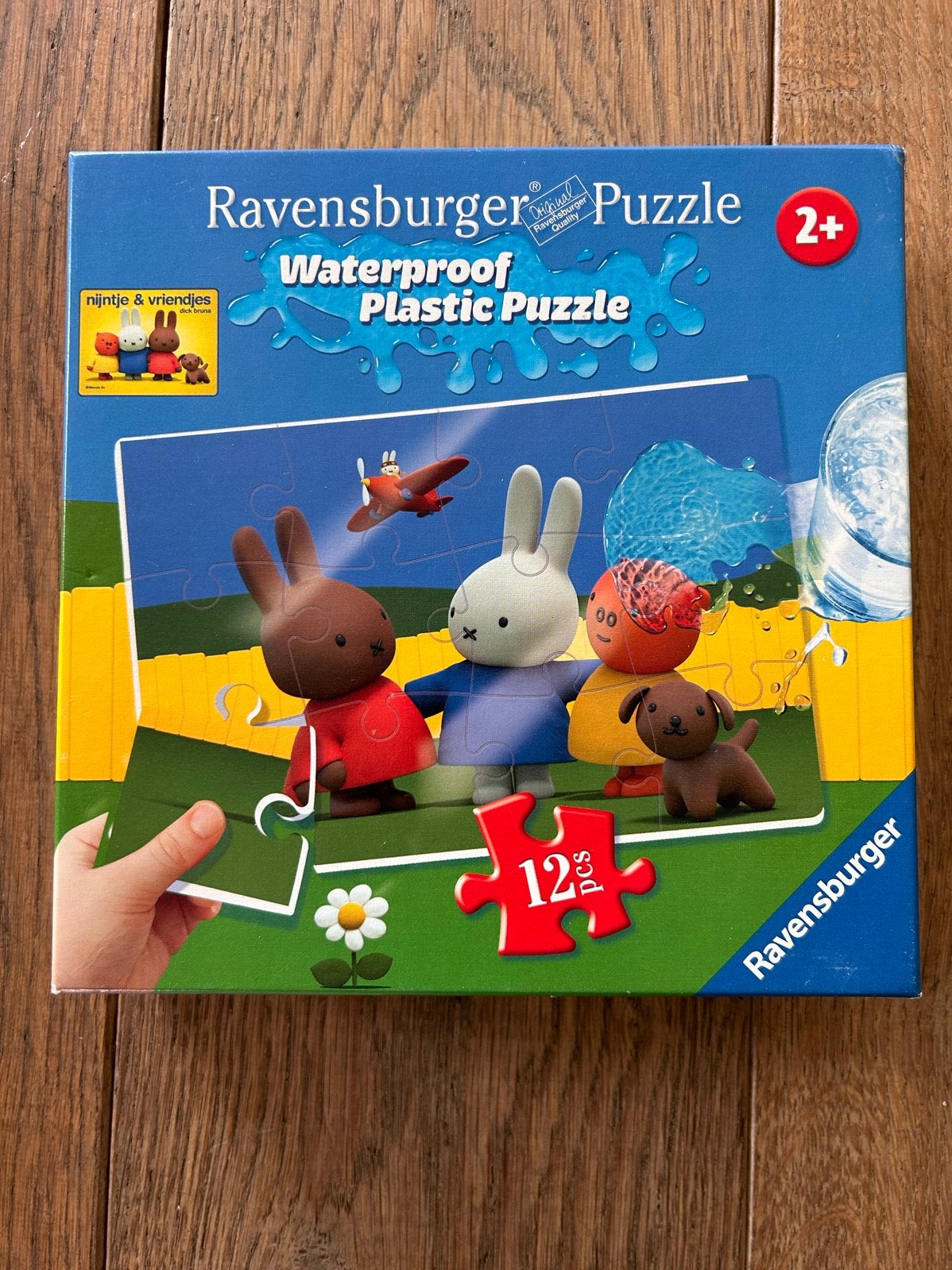 Ravensburger Nijntje Waterdichte Plastic Puzzel 12 Stukjes, Ophalen, 10 tot 50 stukjes, Zo goed als nieuw, 2 tot 4 jaar