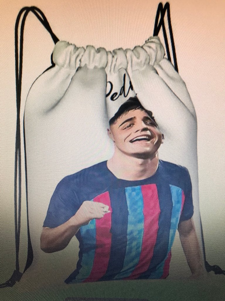 Uniek mooie Sport-/Rugtas van PEDRI (Barca), Verzenden, Nieuw, Buitenlandse clubs, Overige typen