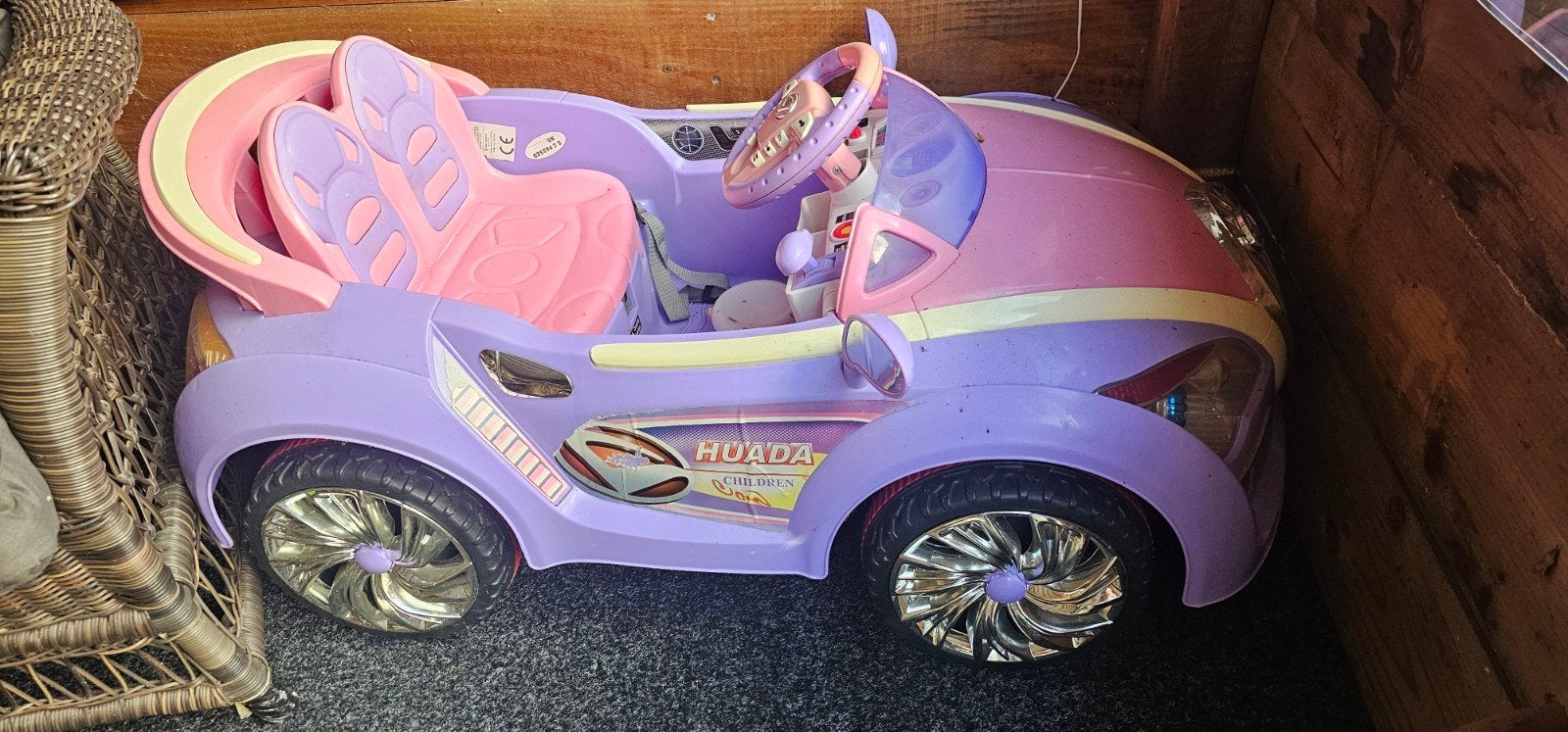 accu kinder  auto, Ophalen