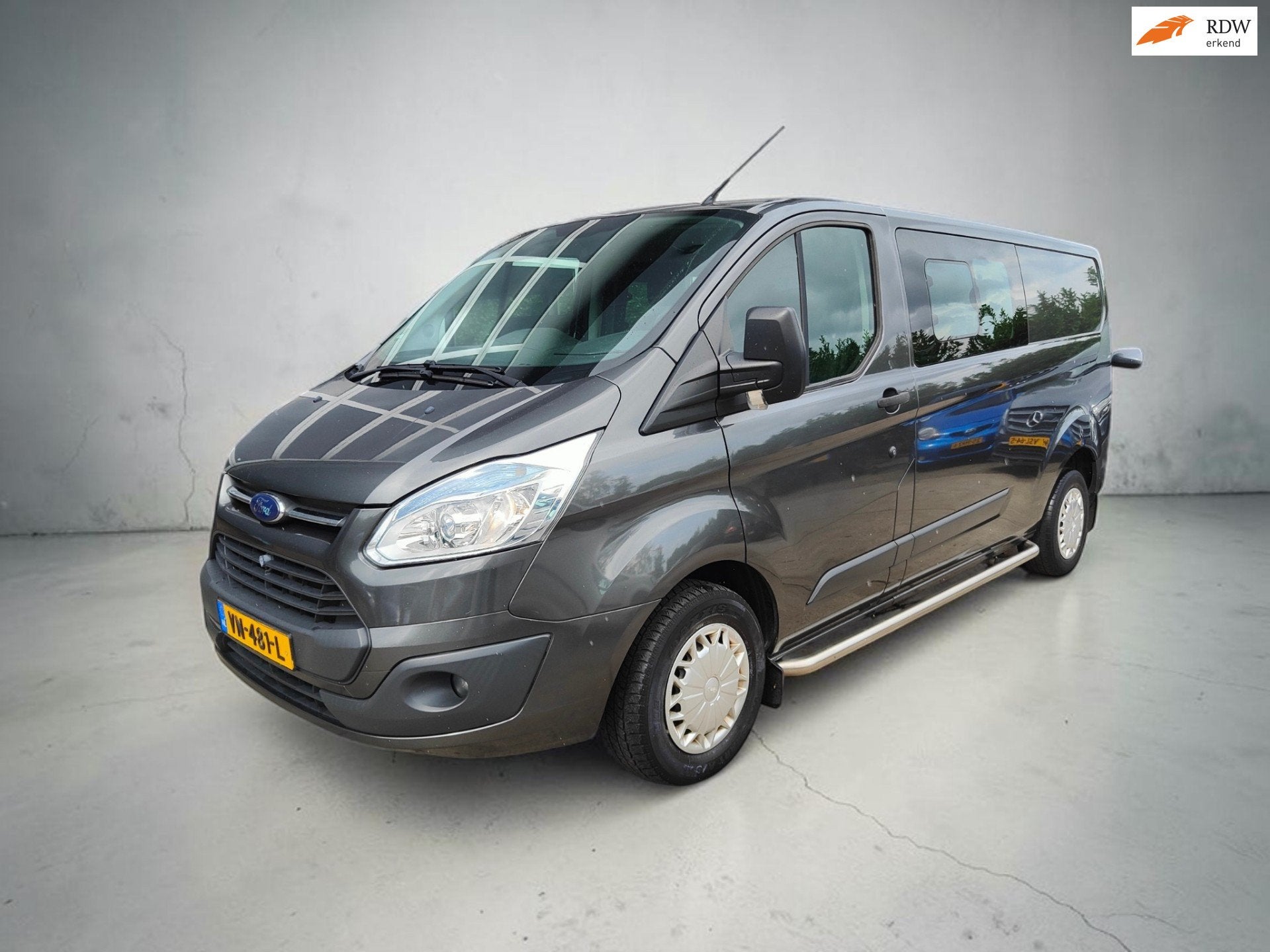 Ford Transit Custom 290 2.2 TDCI L2H1 Limited DC, Auto's, Voorwielaandrijving, Euro 5, 125 pk, Gebruikt