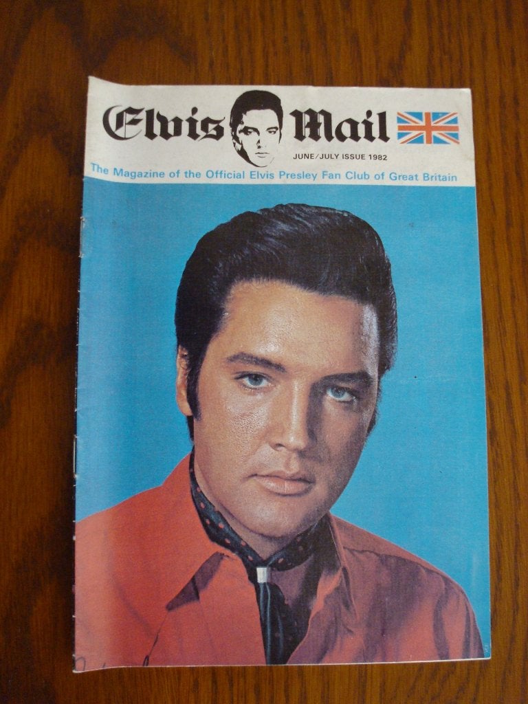 Fanclub blad Elvis Presley Engels, Ophalen of Verzenden, Boek, Tijdschrift of Artikel