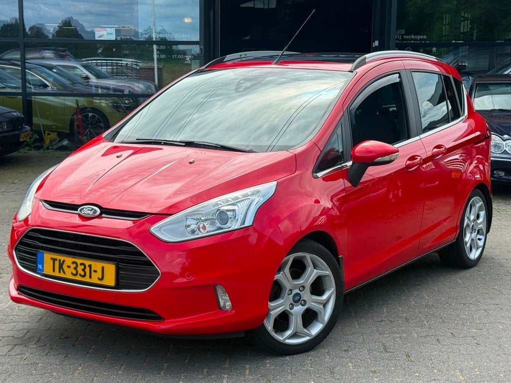 Ford B-Max 1.0 EcoBoost Titanium First Edition NIEUWSTAAT!/B, Auto's, Ford, Voorwielaandrijving, Euro 5, Gebruikt, Automatische klimaatregeling