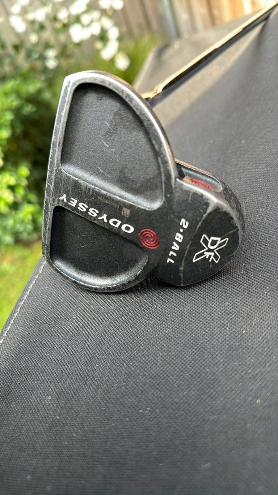 Odyssey 2 ball putter met nieuwe grip 34 inch, Ophalen of Verzenden, Gebruikt, Club, Overige merken