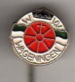 Speldje WAGENINGSE VOETBAL VERENIGING WAGENINGEN (A7), Verzamelen, Ophalen of Verzenden, Gebruikt, Overige onderwerpen