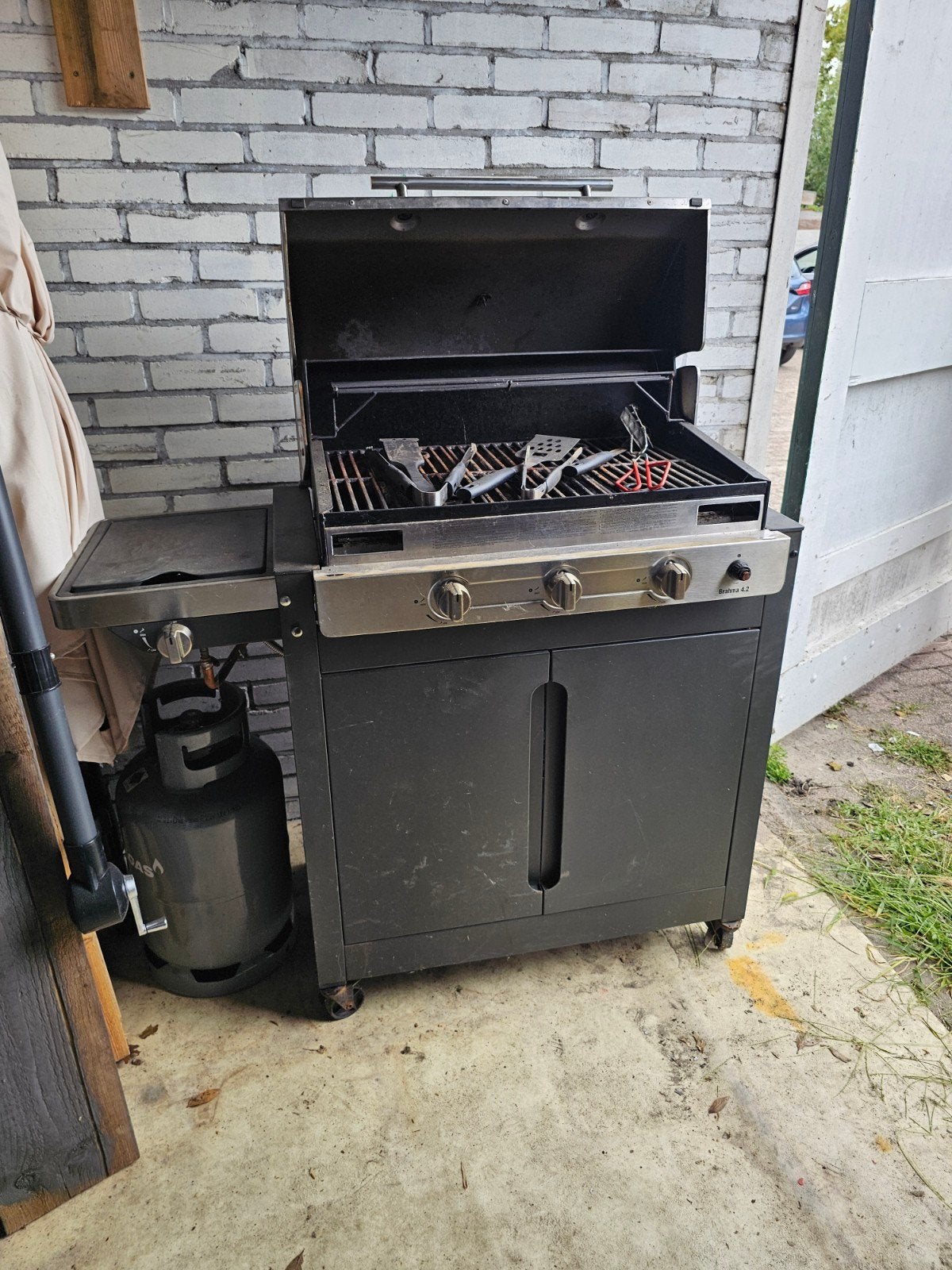 Barbecook gasbarbecue - Prima 4.2 - inclusief gasfles, Ophalen, Gebruikt, Barbecook