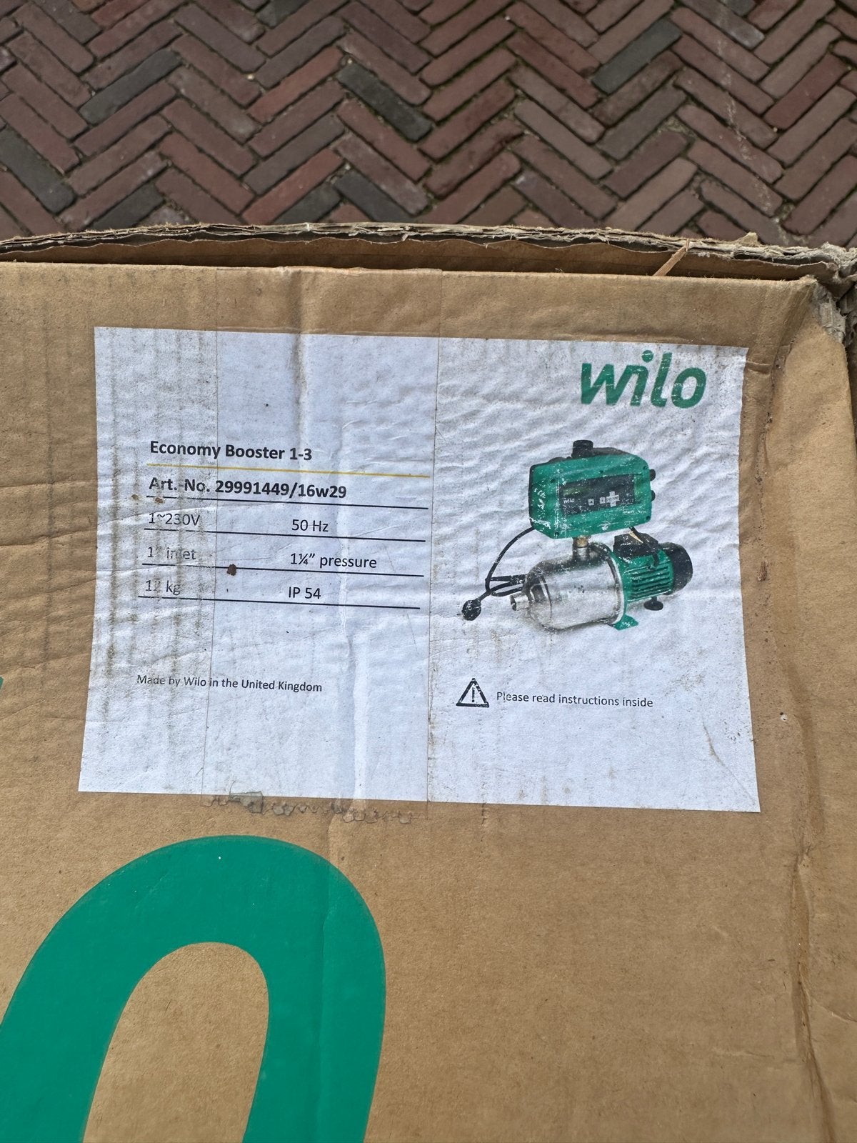 Nieuw in doos: Wilo Economy Booster 1-3 Drukverhoger, Ophalen, Nieuw, Hydrofoorpomp