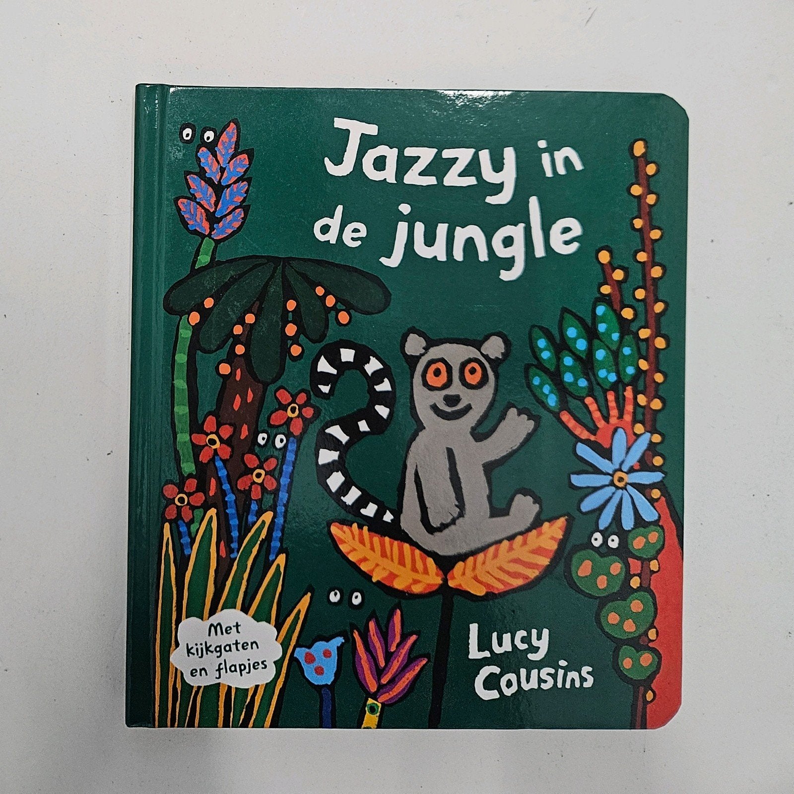 Lucy Cousins - Jazzy in de jungle, Ophalen of Verzenden, Zo goed als nieuw, Lucy Cousins