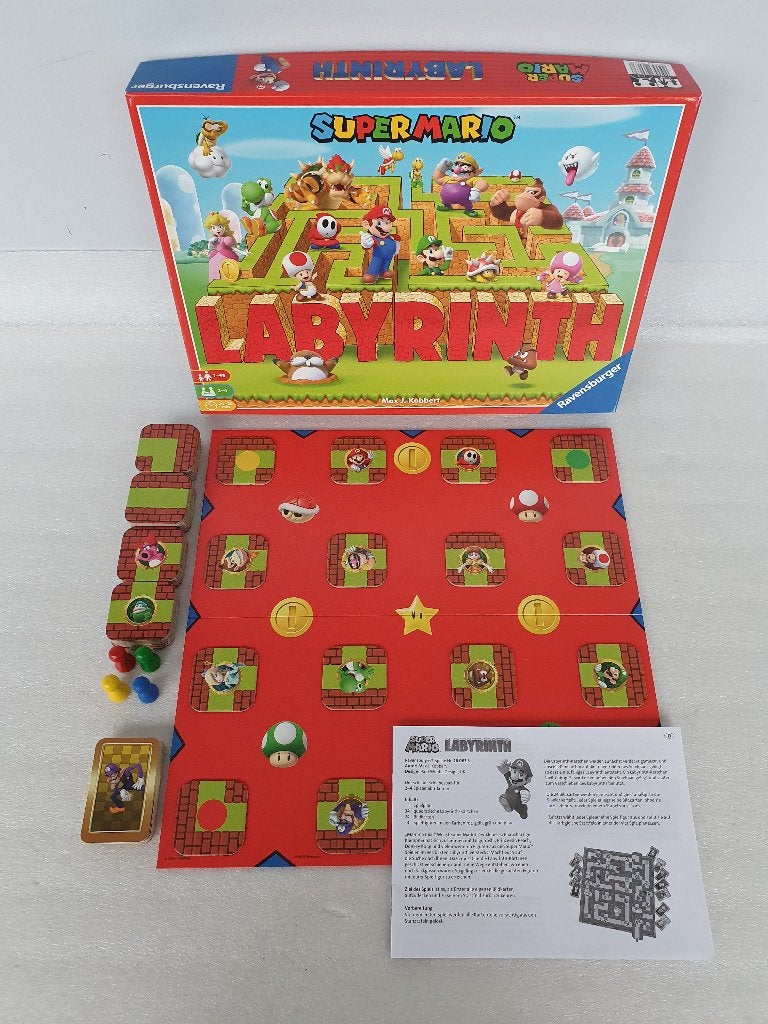 Gezelschapsspel Super Mario Labyrinth (Ravensburger, 2019), Ophalen of Verzenden, Gebruikt, Ravensburger