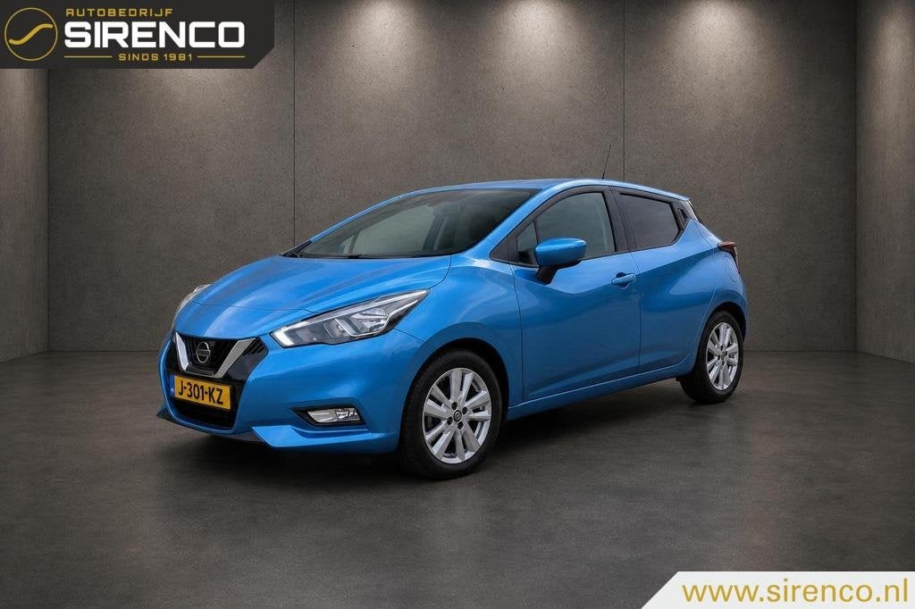 Nissan Micra 1.0 IG-T N-Connecta | stoelverwarming | climate, Voorwielaandrijving, Met garantie (alle), Blauw, Origineel Nederlands