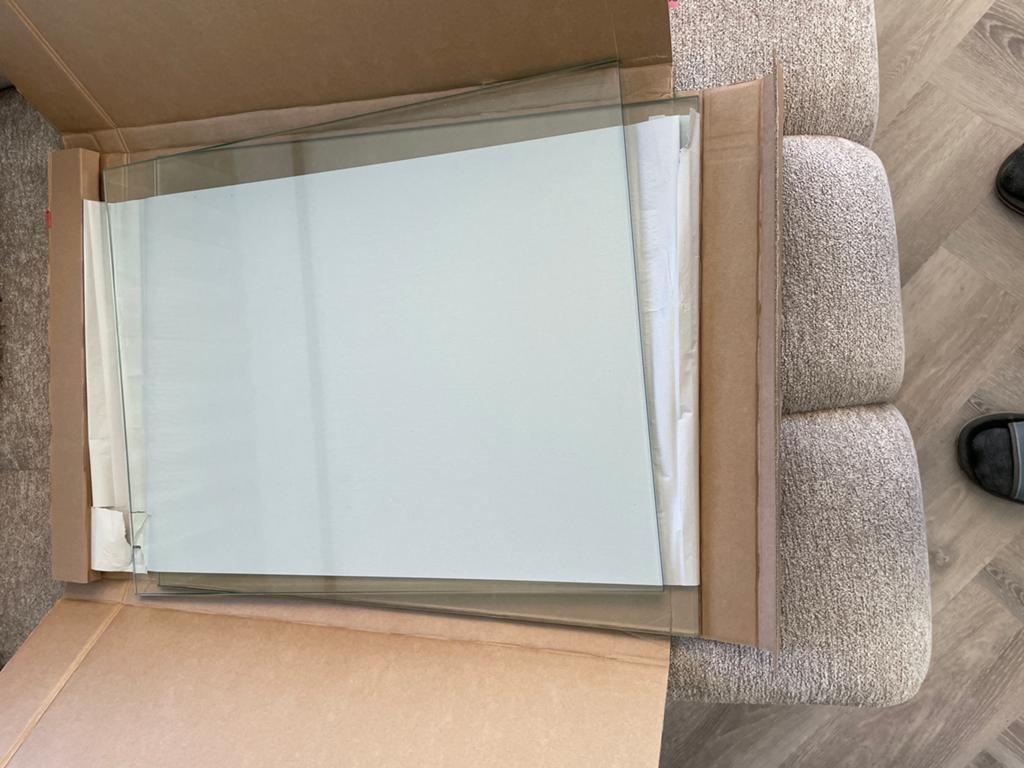 Nieuwe glas plaatjes, Ophalen, Met plank(en), Nieuw, 50 tot 100 cm