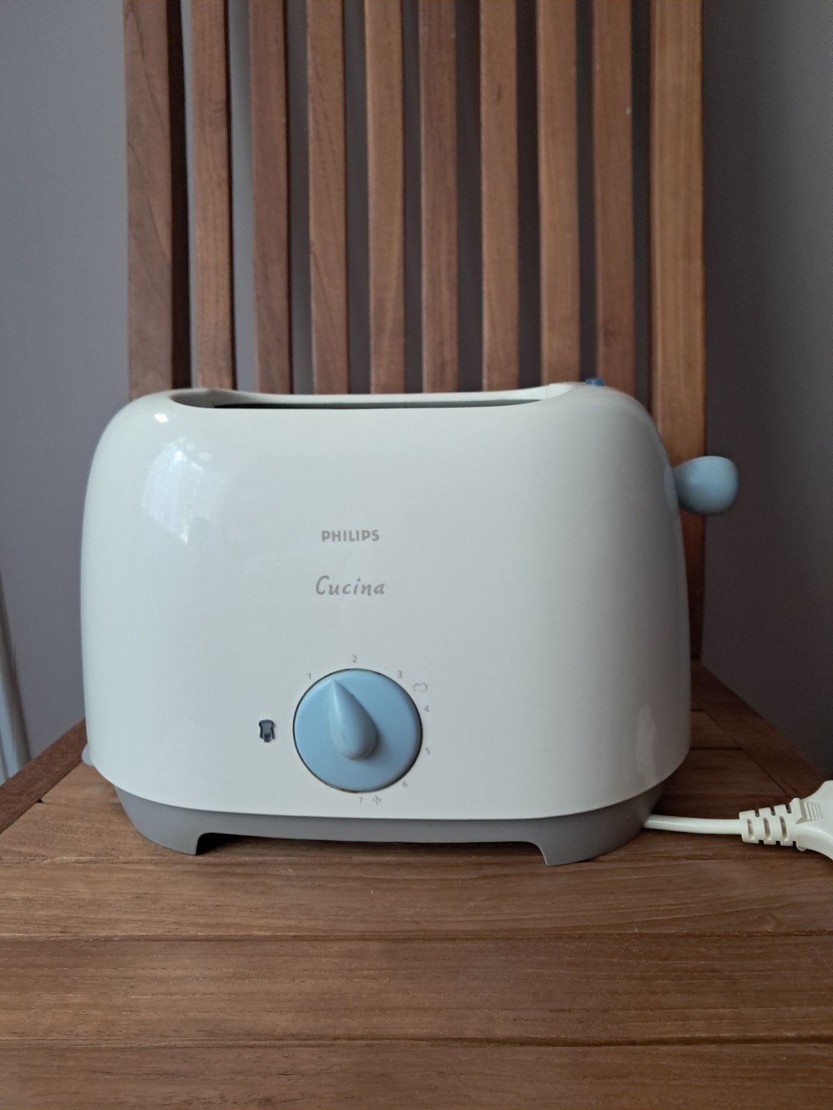 Philips Cucina Broodrooster - crème/Grijs, Witgoed en Apparatuur, Ophalen of Verzenden, Gebruikt