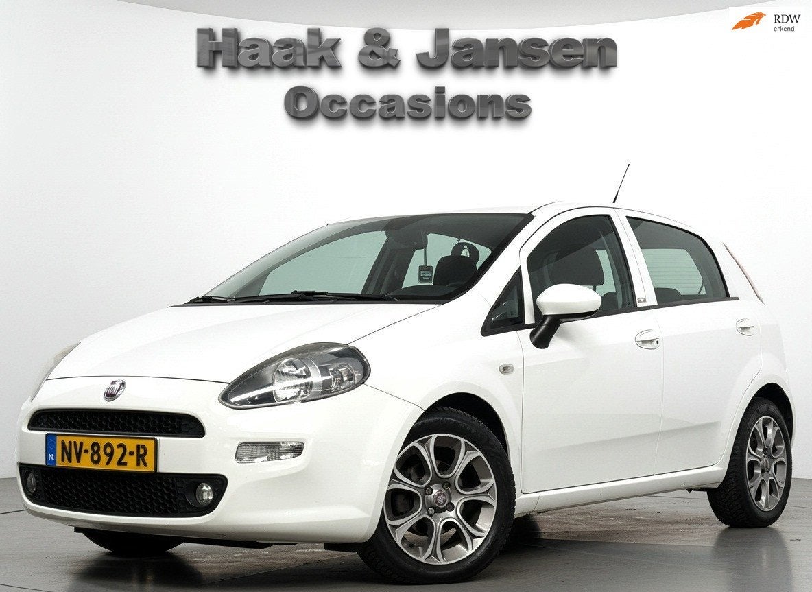 Fiat Punto Evo 0.9 TwinAir Lounge - Cruise - Parkeersensoren, Auto's, Voorwielaandrijving, Gebruikt, Euro 6, Parkeersensor