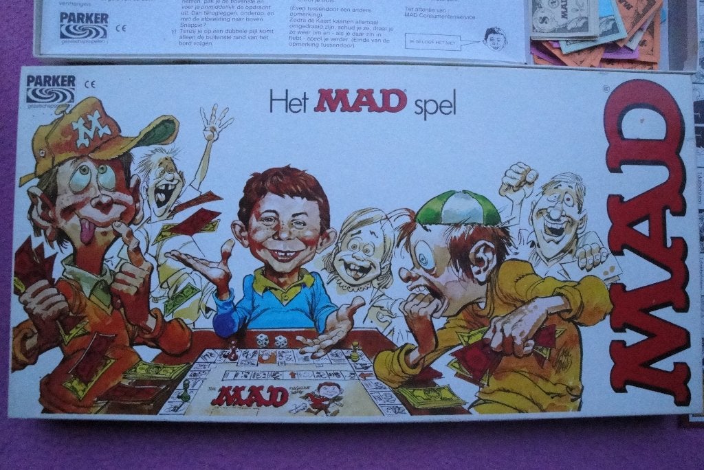 MAD HET MAGAZINE SPEL VAN CLIPPER  VOOR 2tot 4 sp. 3,95euro., Een of twee spelers, Ophalen of Verzenden, Zo goed als nieuw