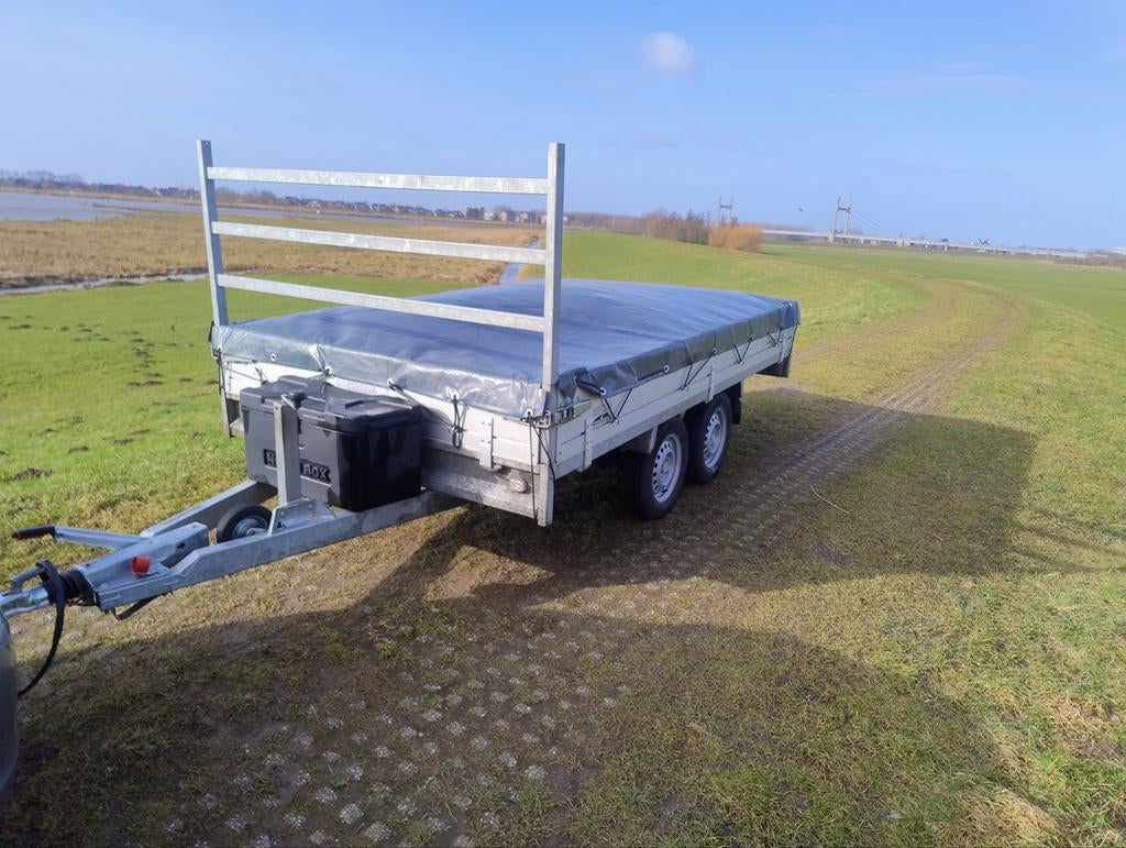 Anssems tandem aanhangwagen, Ophalen, Gebruikt