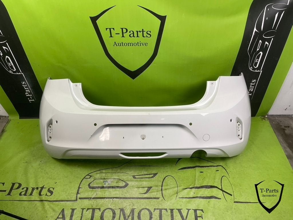 opel corsa F achterbumper WIT bumper 4x PDC 166335701T, Gebruikt, Opel Automobile GmbH, Ophalen of Verzenden, Kontakt@opel-infoservice.de