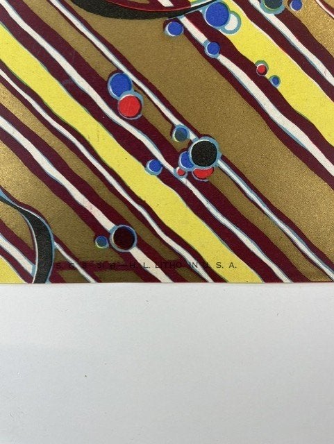 zeer grote oude chocolade doos boxtop jaren 1920 art deco, Ophalen of Verzenden