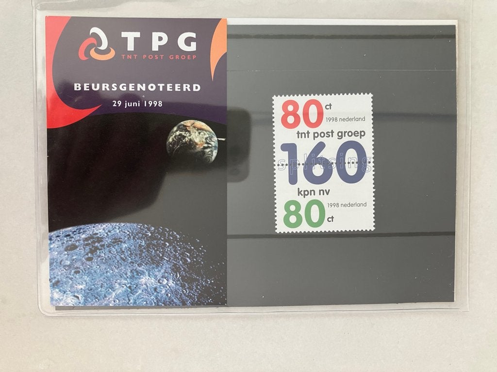 TPG Groep Beursgenoteerd 1998 NVPH 1768#1769, Ophalen of Verzenden, Postfris, Overige thema's