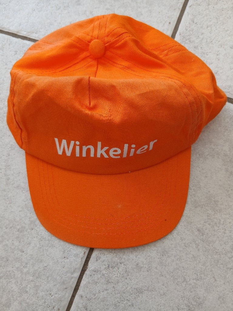 Oranje winkeliers petje, Ophalen of Verzenden, Zo goed als nieuw, Oranje of Koningsdag