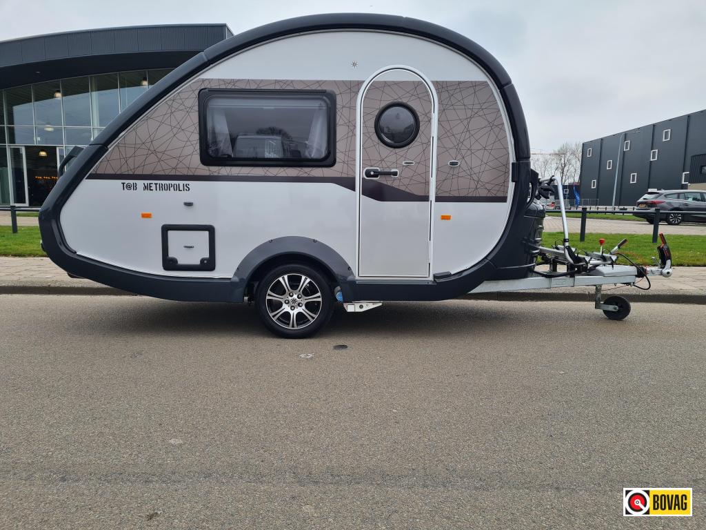 T@B 320 RS Metropolis, Caravans en Kamperen, Caravans, Overige typen, Schokbreker, Tot en met 2, Bedrijf