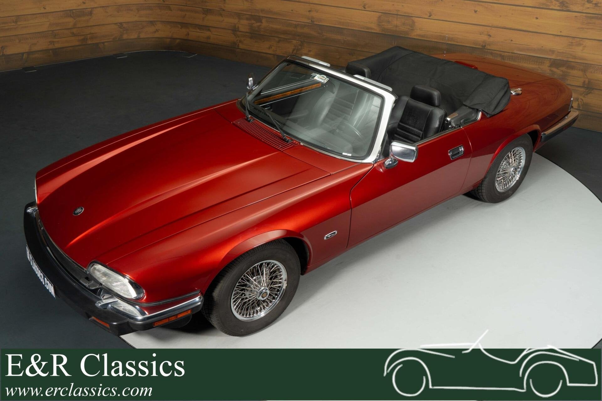 Jaguar XJS Cabriolet | 1992, Automaat, Zwart, Cabriolet, Leder