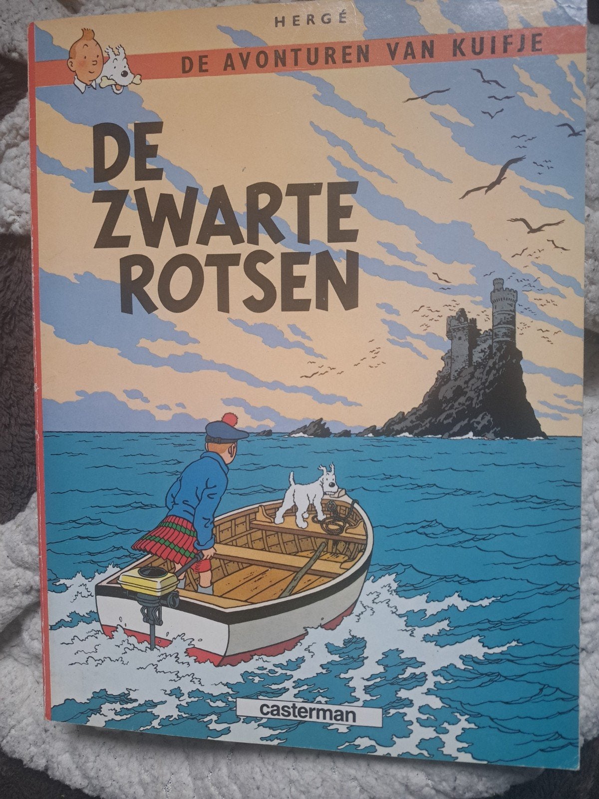 Kuifje en de zwarte rotsen 1967, Boeken, Meerdere stripboeken, Ophalen of Verzenden, Gelezen