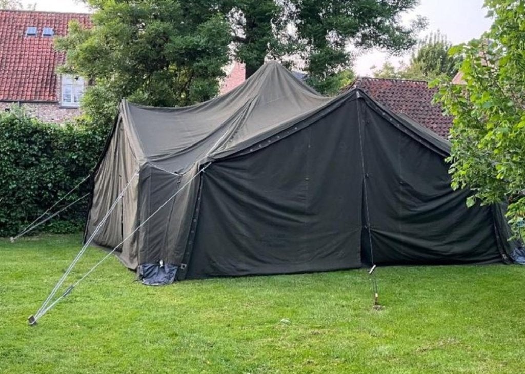 legertent kruisvorm kruistent voor frametent +-6x6m nieuw, Caravans en Kamperen, Tenten, Ophalen, Nieuw