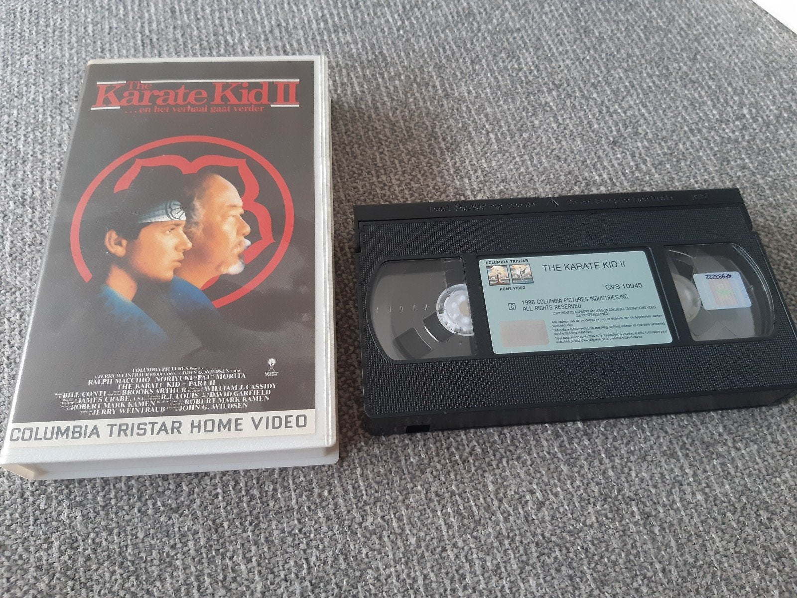 VHS. The Karate Kid 2. Ralph Macchio., Alle leeftijden, Verzenden, Zo goed als nieuw, Actie en Avontuur