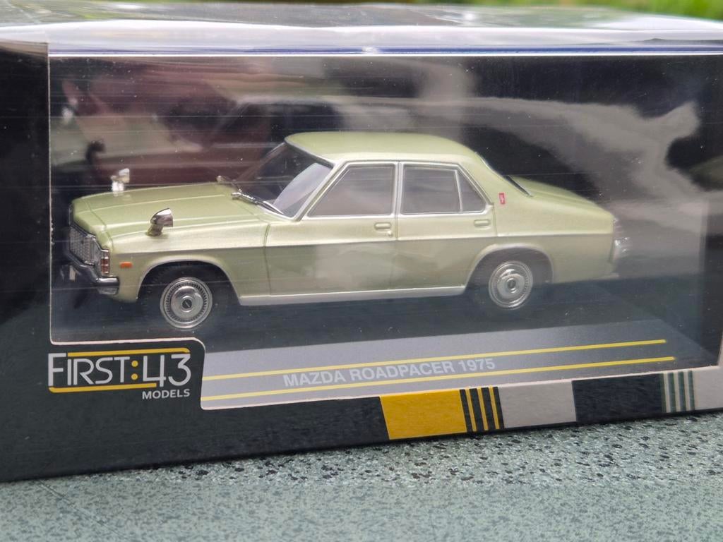 Mazda Roadpacer 1975 First43 nieuw 1:43, Hobby en Vrije tijd, Modelauto's | 1:43, Ophalen of Verzenden, Nieuw, Auto, Overige merken