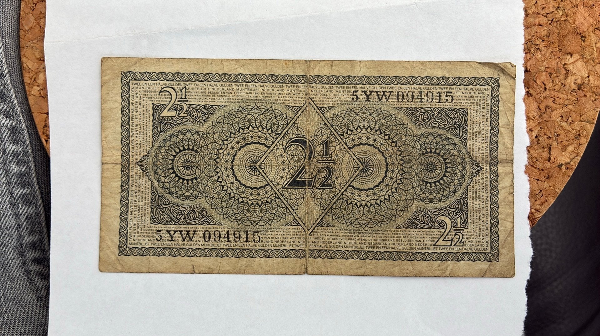 Nederland 2,5 gulden 1949 Juliana, Ophalen of Verzenden, 2½ gulden