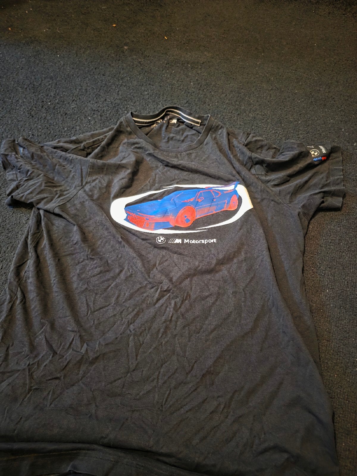 puma bmw motorsport shirt maat XL, Ophalen of Verzenden, Zo goed als nieuw, Maat 56/58 (XL), Zwart