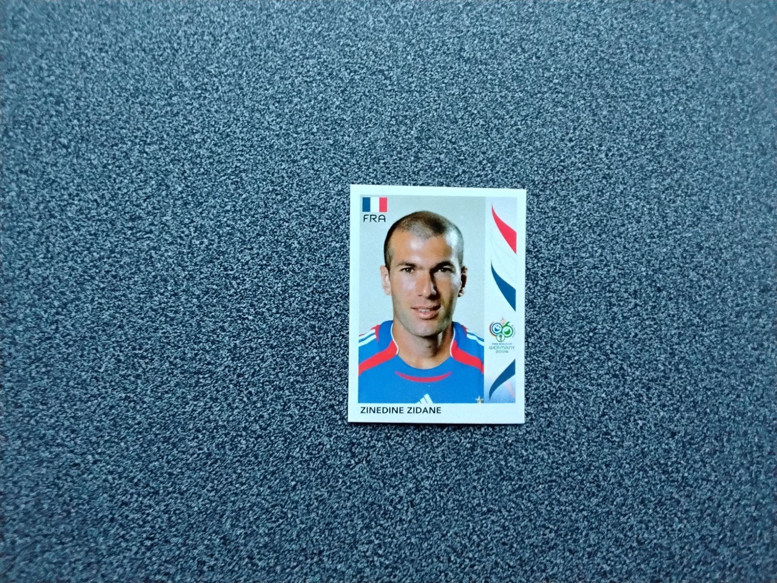 Panini Sticker Zinedine Zidane Frankrijk WK 2006, Ophalen of Verzenden, Zo goed als nieuw, Poster, Plaatje of Sticker