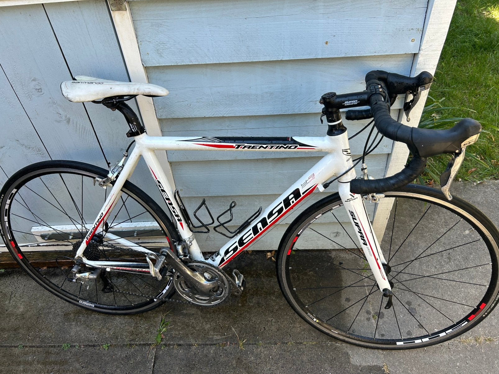 Sensa racefiets mt 54, 28 inch, Gebruikt, Velgrem, Aluminium
