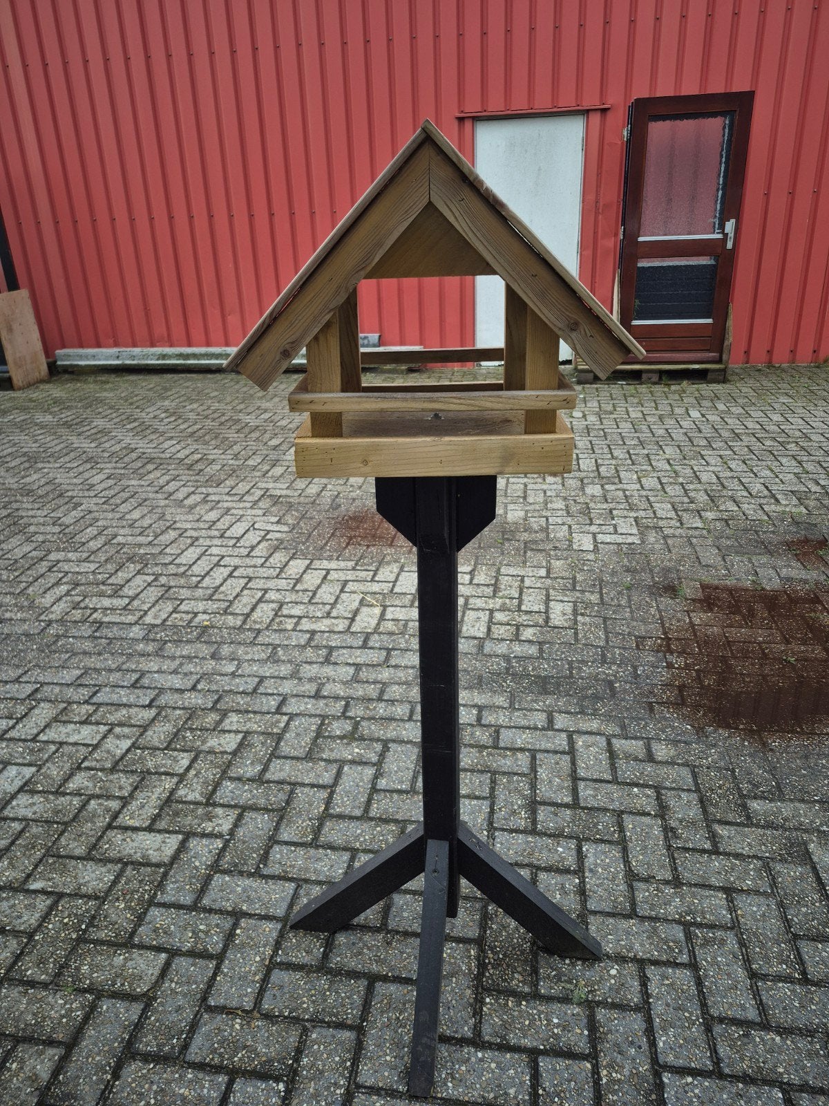 vogelvoeder huisje, Dieren en Toebehoren, Ophalen, Zo goed als nieuw, Hout, Vogelkooi
