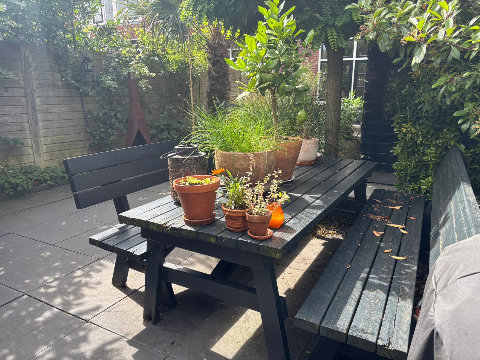 Picknick set, Tuin en Terras, Ophalen, Gebruikt, Rechthoekig, Hout